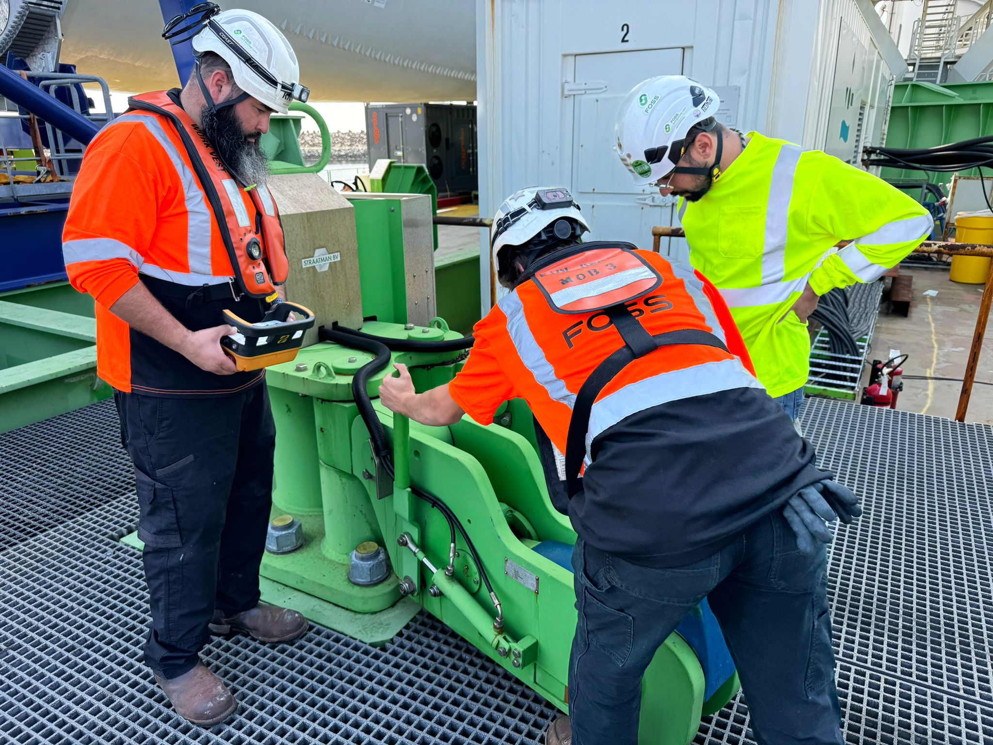 Commissioning, training & Support - Straatman Mooring Systems