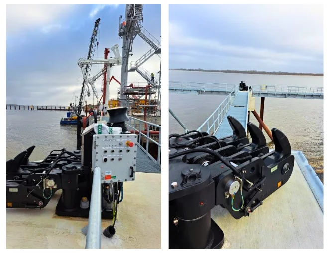 Stade LNG Mooring System Commissioned